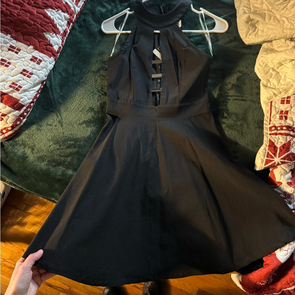 Kimmer Kay Black Backless Dress
